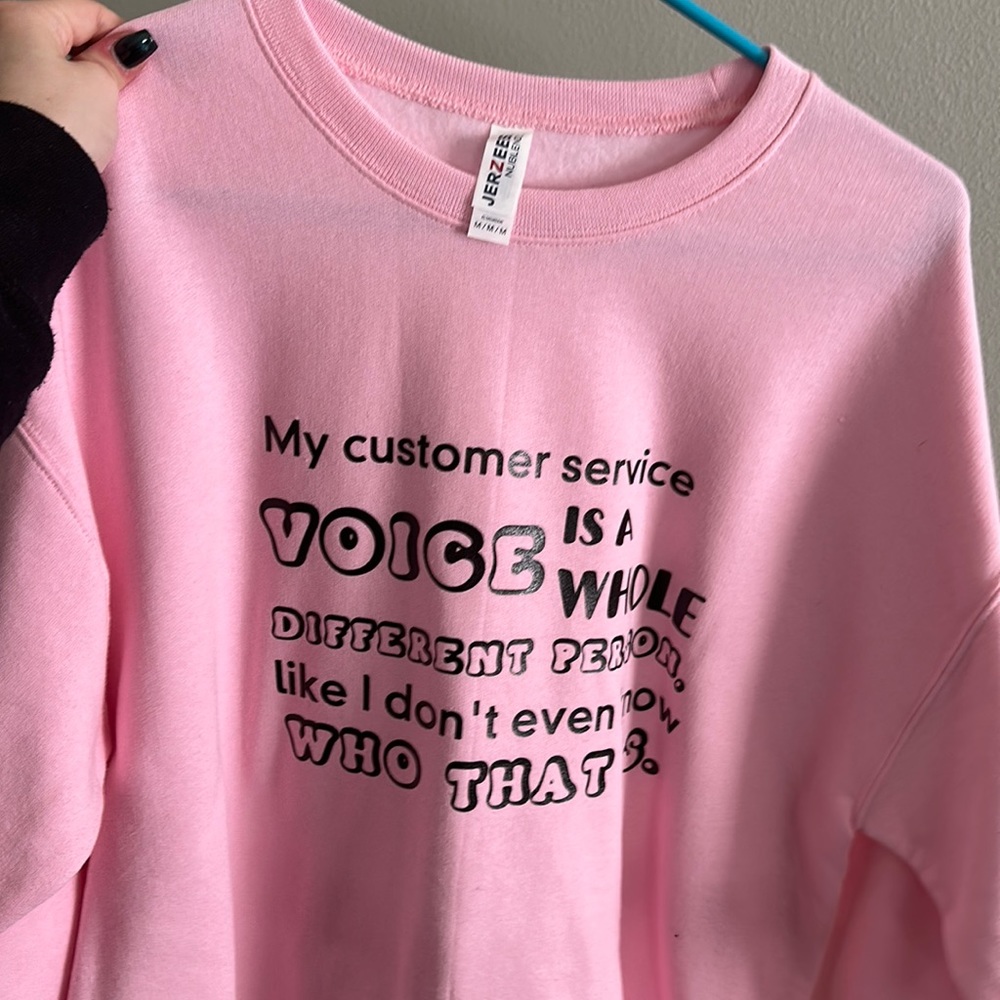 Anybody in the service industry will understand! This is a super pretty pink